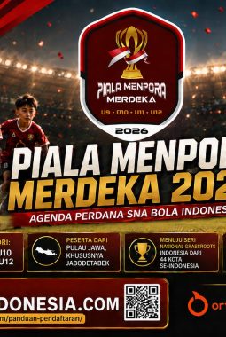 Piala Menpora Merdeka 2026 Digelar Perdana, Jadi Jalur Menuju Seri Nasional Grassroots Indonesia